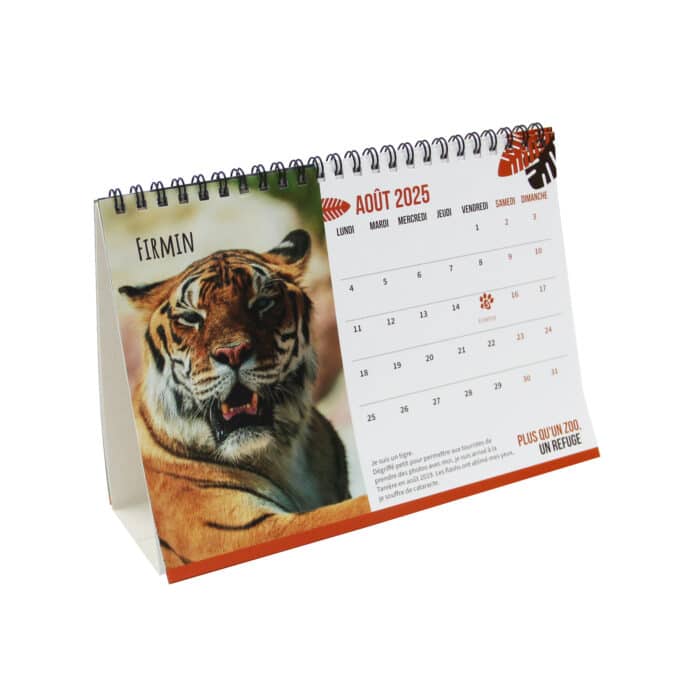 La Tanière, zoo, refuge, parc animalier, Chartres, Eure et Loir, cadeau, maison, calendrier, souvenir, animaux, nature