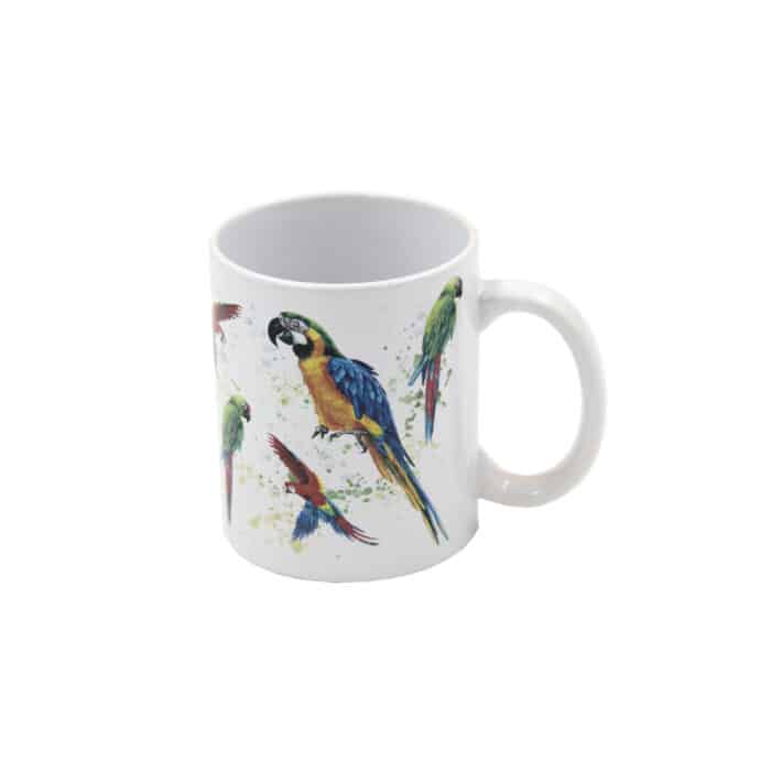 La Tanière, zoo, refuge, parc animalier, cadeau, maison, pause, thé, café, mug, tasse, perroquet, ara