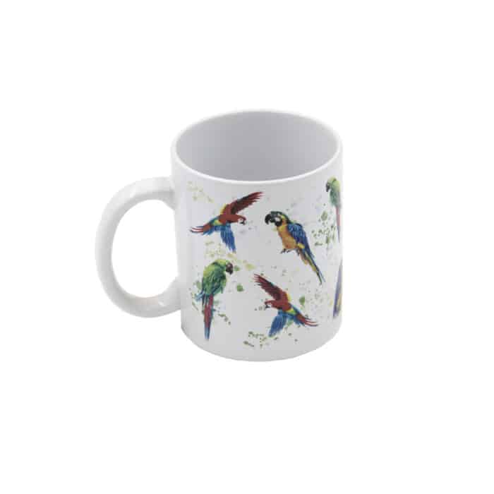 La Tanière, zoo, refuge, parc animalier, cadeau, maison, pause, thé, café, mug, tasse, perroquet, ara