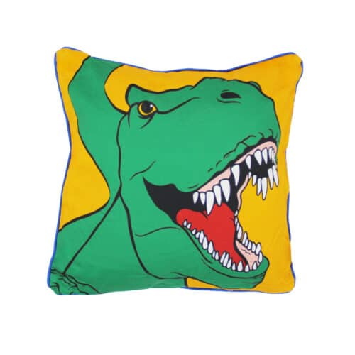 La Tanière, zoo, refuge, parc animalier, cadeau, déco, coussin, chambre, enfant, salon, pop, T-rex